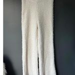 Gianni Bini Size Small White Fuzzy Wide-Leg Pants Photo 0