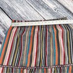 Christopher & Banks  Boho Multicolor Striped Women's Midi Skirt Photo 5
