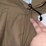 Lattelier High Waisted Pleated Pants Size XL Brown Photo 5