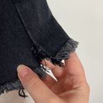 Free People Makai Cutoff Jean Shorts in Washed Black size 25 Photo 6