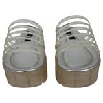 ZARA Women's Clear Jelly Platform Slides Sandals EU 39 US 8 Chunky Heel Modern Photo 7