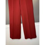 Vintage Alex Colman Suit Pantsuit Womens 5/7 Red Blazer Pants Gold Buttons 80s Size M Photo 9