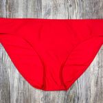 Aerie Womens Bikini Swim Bathing Suit Bottoms Red Size Large Brand New Photo 0