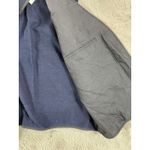 Accento Vintage Indigo Floral‎ Hand Embroidered Vest Guatemala Cottagecore XL Blue Photo 7