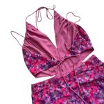 Lovers + Friends  Makena Jumspsuit Liliana Floral Halter Neck Women's Size Small Photo 4