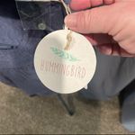 Hummingbird  NWT embroidered tiered, mini dress size medium Photo 2