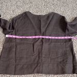 Flax  women’s small linen brown button blazer‎ Photo 4