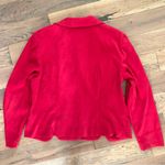 Leslie Fay Vintage Button Front Red Blazer Jacket Petite Size 14P Photo 1