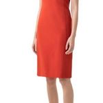 Akris Punto Cutout Jersey Sheath Dress in Fuji Apple Red Photo 1