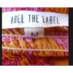 Abel‎ The Label ATL Strapless Tiered Maxi Dress Smocked Bodice Floral Hippie Pink Size M Photo 6