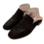 Free People  Black At Ease Mule Size 40 Snakeskin Print Suede Size 40 US 10 Black Photo 7