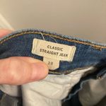 Madewell Classic Straight Jeans in Coldbrook Wash - Size 28 Cropped Photo 3