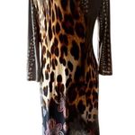 Sunny Leigh Leopard Print Sheath Dress Photo 1