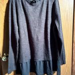 Loft  Black Layered Women's Sweatshirt Photo 0