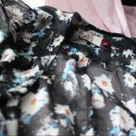 SO  black floral kimono/shawl Photo 3
