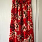enjoy Crepe Red Floral Dress  Photo 0