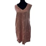 Orvis Linen Knee Length XL Pink Tropical Summer Sleeveless X Large Pockets NEW Photo 2