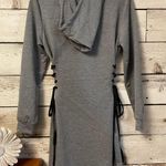 DRESSFO Hooded Sweatshirt Dress Gray Size M Photo 1