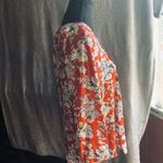 Fun 2 Fun burnt orange Marley Pleated Detail top blouse size small Photo 2
