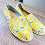 Toms  7.5 Lemon‎  slip on flats shoes espadrilles Photo 0