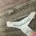 Anthropologie 100% cotton gauze olive green smocked jumpsuit Photo 3