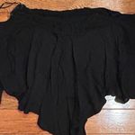 Surf Gypsy super BOHO black off the Shoulder Flowy Rayon Bandeau/crop top M Photo 3
