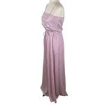 Vintage 2 piece rose print lace knit maxi dress womens *6 pink SoftGirl Coquette Photo 4