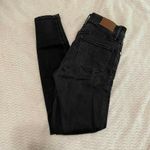 ZARA Womens Trafaluc Denimwear Black Medium Wash rayed Skinny Jeans Size US 2 Photo 3
