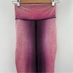 Niyama Sol Shagreen Barefoot Mid Rise Leggings in Peony Ombre Sz S Purple Photo 3