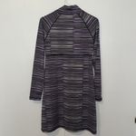 Soybu  Active Long Sleeve Striped Knit Dress Purple & Gray Women’s S Small Photo 3
