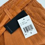 Kut From The Kloth  Jean Shorts Size 12 Justine Belt Cotton Hemp Burnt Orange NWT Photo 5