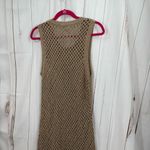 House of Harlow Women’s Large 1960 Revolver Crochet Maxi Dress Tan Photo 5
