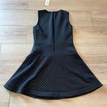 Shoshanna NWT  Rio Dress Black Sleeveless A-Line Lined Laser Cut Scuba Size 8 Photo 4