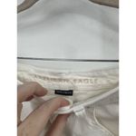 American Eagle Mom Jean Shorts Women 2 White Festival Preppy Frayed Denim Photo 2