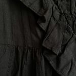 Urban Outfitters Black Pepper Ruffle Bib Babydoll Peasant Mini Dress Photo 7