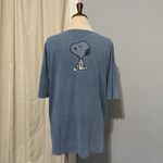 ZARA Peanuts Licensed T-Shirt by Blue Woodstock Front & Back Graphics Size M Photo 4