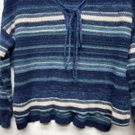 Denim & Supply Bohemian Pullover Striped Knit Sweater Women's Size Small Blue Photo 3