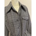 Marsh Landing Women's Wool Blend Plaid Coat by , Sz: M (b14) Photo 2