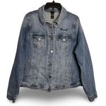 Disney  Nightmare Before Christmas Jacket Womens 3 Blue Denim Simply Meant To Be Photo 1