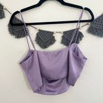 H&M NWT Purple Satin Corset Top Photo 3