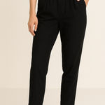 Marine layer Black Tapered Pull-On Pants Photo 0