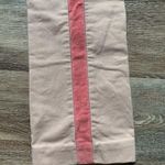 Diesel  Salmon Pink/ Beige Straight Leg Cropped Resin Work Pants 26 Photo 8