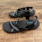 Skechers  Reggae Kooky black and white‎ outdoor river style sandals Sz 7 Photo 1