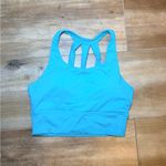 Women’s blue Sports Bra activewear size medium stretchy Photo 1