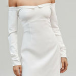 BHLDN  Gianna Off The Shoulder Mini Dress, Ivory, Small Photo 0