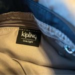 Kipling  Sabian Mini Crossbody Bag Blue Bleu 2 Nylon Adjustable Strap Purse Photo 10