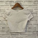 Wild Fable Women’s white short sleeve v-neck crop top t-shirt Size XS Photo 1