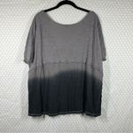 Free People ‎ We The Free Grey Ombré Sun Dial Oversized Tee Photo 5