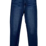 Just Black Denim High Rise Skinny Distressed Hem Stretch Ankle Jean 28 Dark Wash Photo 10