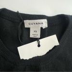 Cuyana NWT  Classic Cotton Cashmere Crewneck Sweater Black XS Photo 4